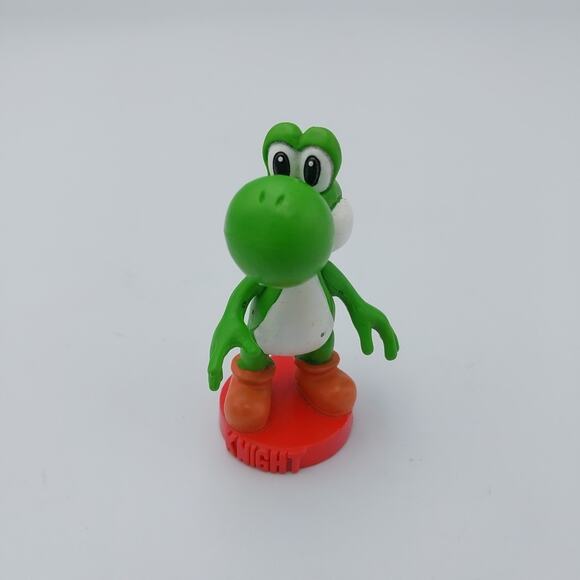 Yoshi Knight figurine Nintendo Super Mario Chess Piece‎ Replacement Cake Topper - Picture 1 of 3